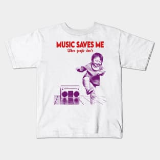 Music Saves Me Kids T-Shirt